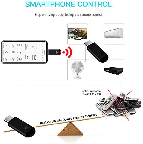 R09 Mini IR Remote | Universal Smartphone Controller (AC/TV/DVD/STB)